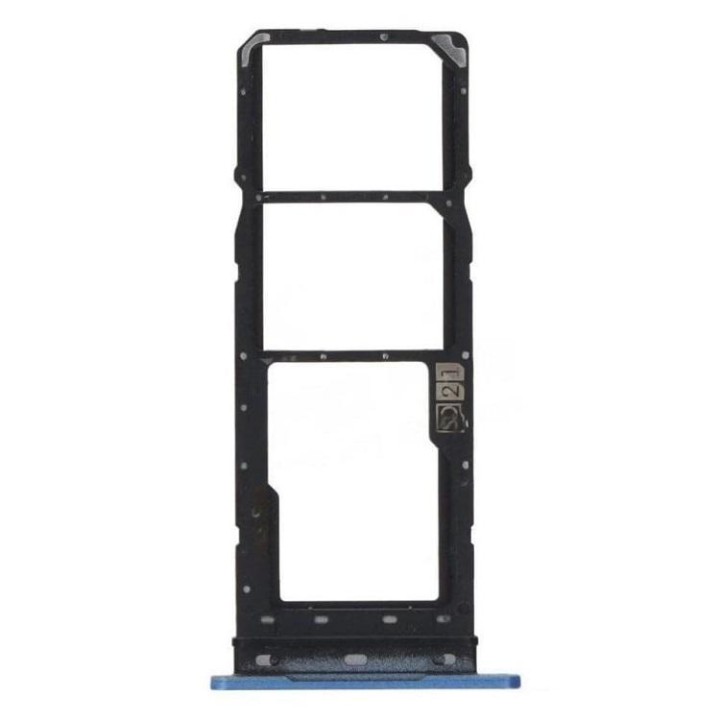 DUAL SIM TRAY PER MOTOROLA MOTO E30 (XT2158-6 XT2159-2) BLU