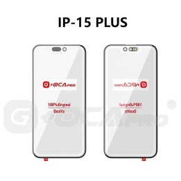 G+ PRO VETRO + OCA PER APPLE IPHONE 15 PLUS 6.7 NERO
