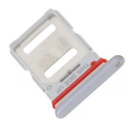 DUAL SIM TRAY PER MOTOROLA EDGE 30 (XT2203) ARGENTO