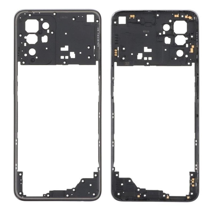 COVER CENTRALE B PER OPPO A94 5G (CPH2211) NERO ORIGINALE