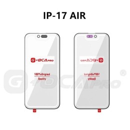 G+ PRO VETRO + OCA PER APPLE IPHONE AIR 6.5 NERO