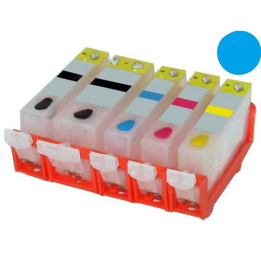 Cartuccia ricaricabile vuota .per Canon CLI-526 ciano con chip autore.