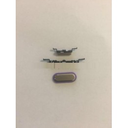 TASTO SET 3 (VOLUME POWER HOME) PER SAMSUNG GALAXY J3(2016) J320F ORO
