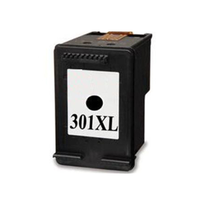CH563EE Cartuccia rigenerata per HP 301XL nero visuallizza livello in.