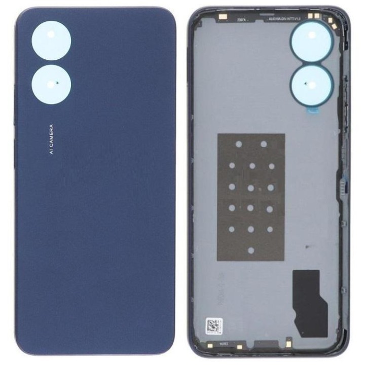 COVER POSTERIORE PER OPPO A17 (CPH2477) NERO ORIGINALE