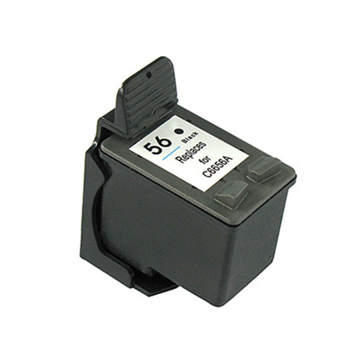 C6656A Cartuccia rigenerata per HP 56 nero 440pag.