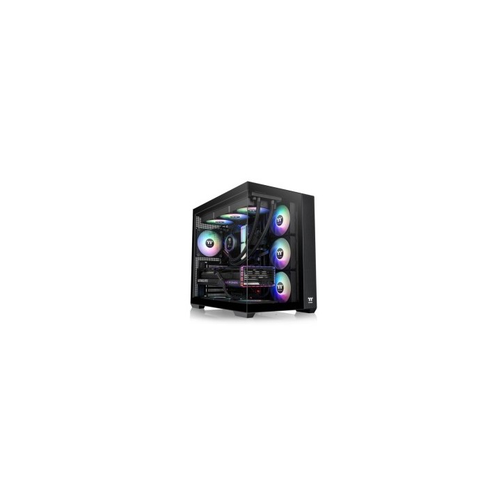 THERMALTAKE CASE M.TOWER VIEW 380TG ARGB BLACK TG 4xARGB Fan