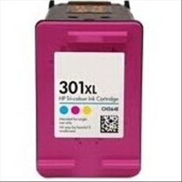 CH564EE Cartuccia rigenerata per HP 301XL colori visualizza livello i.