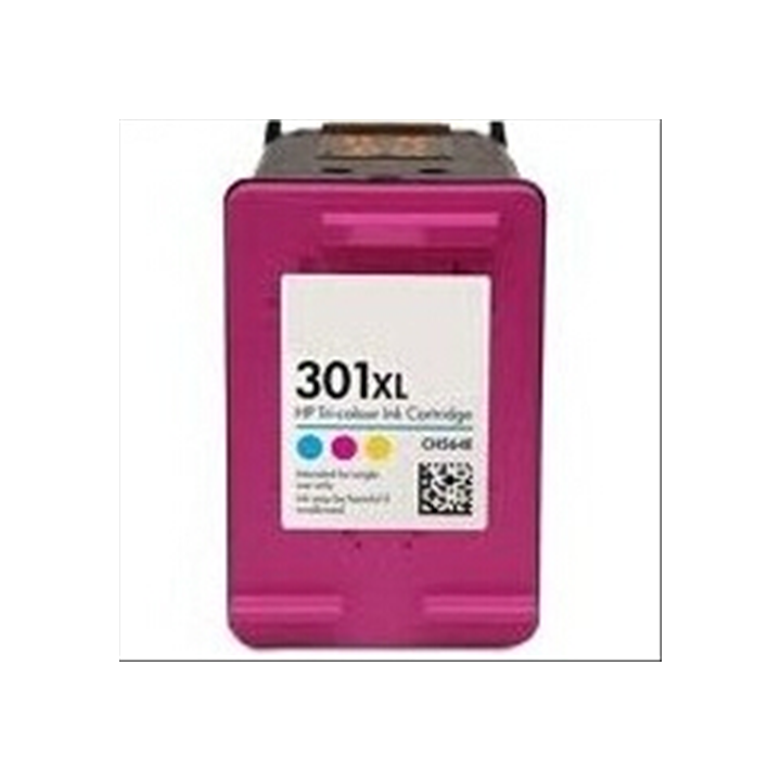CH564EE Cartuccia rigenerata per HP 301XL colori visualizza livello i.