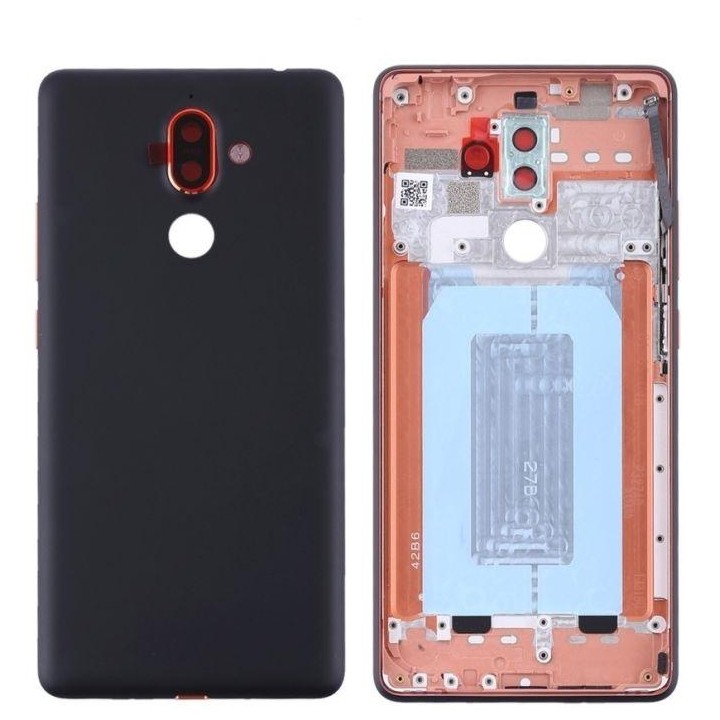 COVER POSTERIORE PER NOKIA 7 PLUS TA-1062 NERO