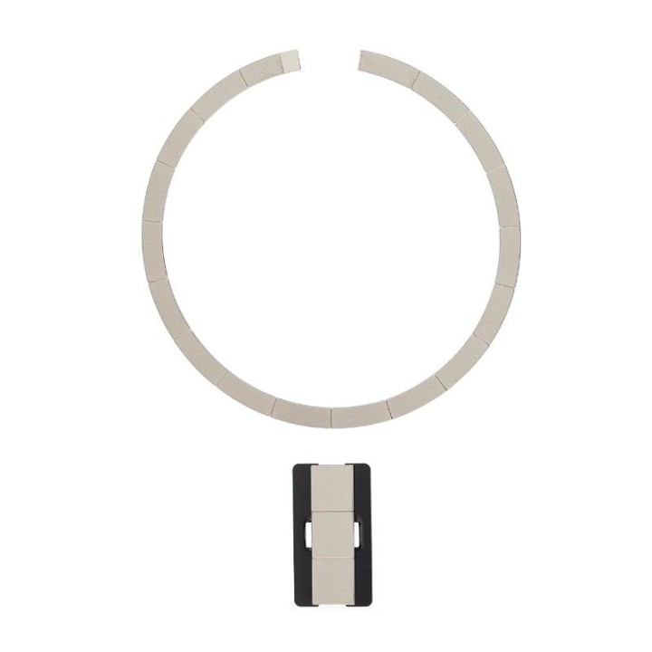 SET 2 PEZZI MAGNETE DI RICARICA WIRELESS PER APPLE IPHONE 16 PRO 6.3..
