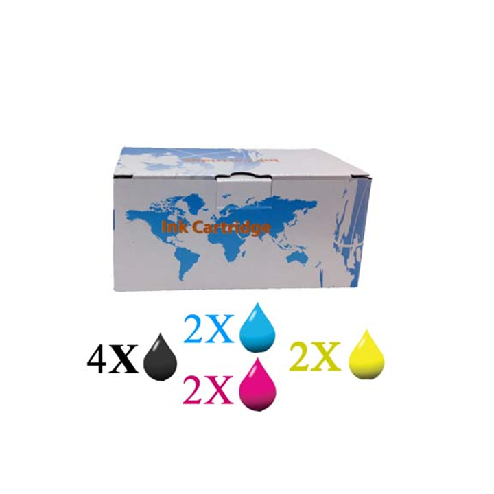 Kit 10 Cartucce per Epson 4XT1281 2XT1282 2XT1283 2XT1284