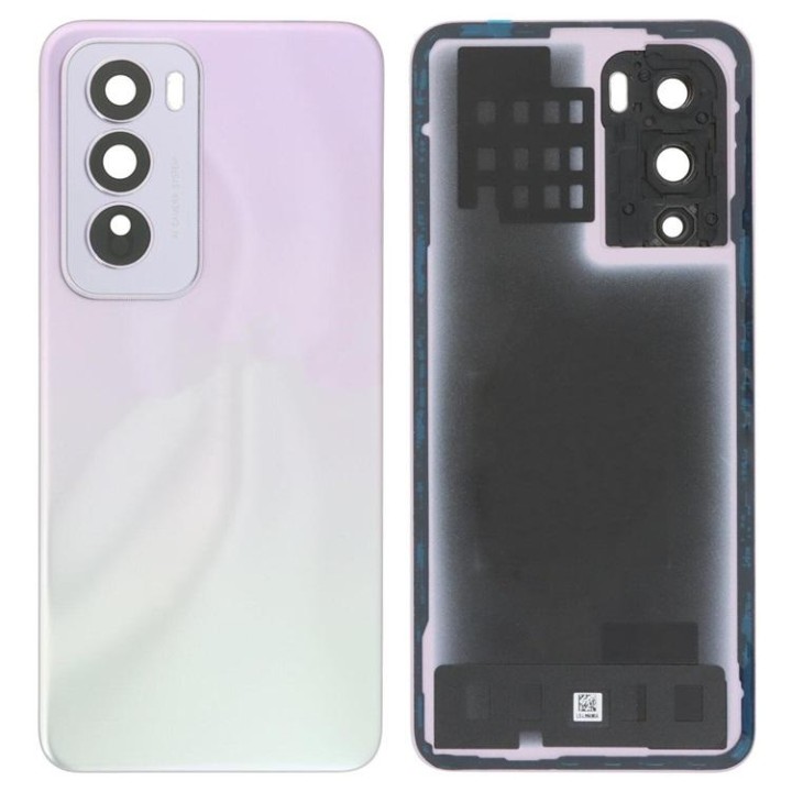 COVER POSTERIORE PER OPPO RENO12 PRO 5G (CPH2629) ARGENTO / VIOLA ORI.