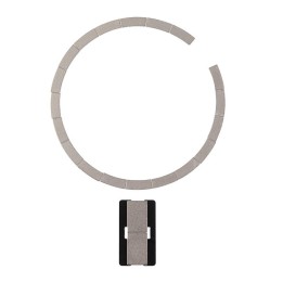 SET 2 PEZZI MAGNETE DI RICARICA WIRELESS PER APPLE IPHONE 16 6.1 / IP.