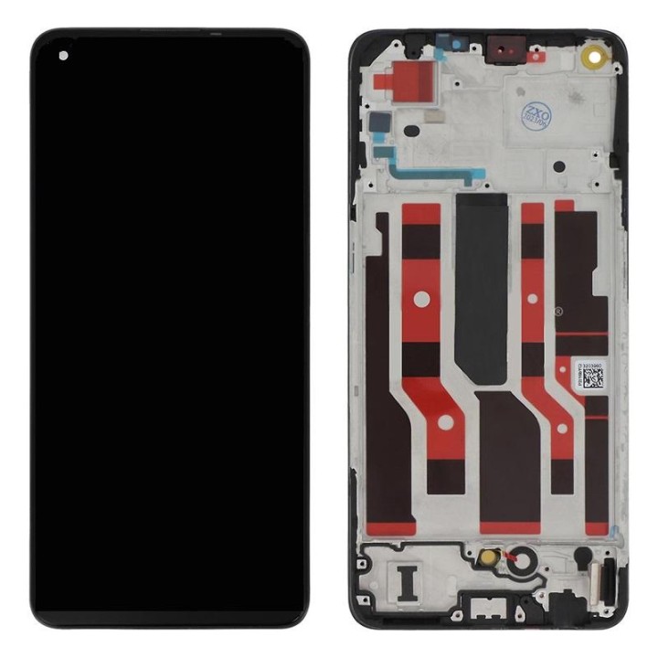TOUCHSCREEN + DISPLAY OLED DISPLAY COMPLETO + FRAME PER OPPO RENO8 LI.