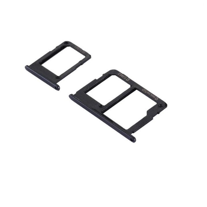 DUAL SIM TRAY PER SAMSUNG GALAXY J7 PRIME G610F NERO