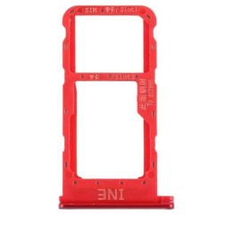 SIM TRAY PER HUAWEI P SMART+ PLUS / NOVA 3I INE-LX1 INE-L21 ROSSO