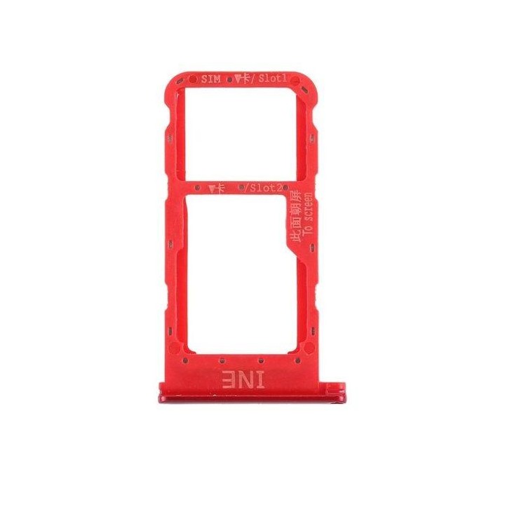 SIM TRAY PER HUAWEI P SMART+ PLUS / NOVA 3I INE-LX1 INE-L21 ROSSO