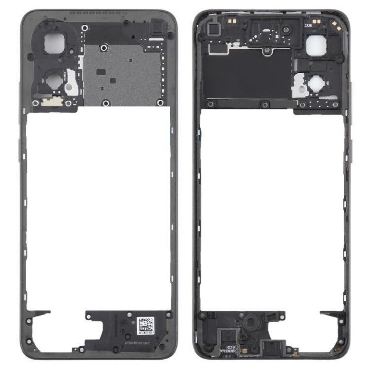 COVER CENTRALE B PER OPPO A78 4G (CPH2565) NERO ORIGINALE