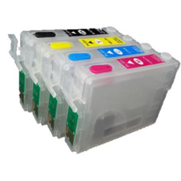 KIT 4 Cartuccia ricaricabili per Epson T2711 T2712 T2713 T2714 con ch.