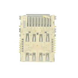 LETTORE SIM + SDCARD PER SAMSUNG GALAXY S5 G900F G530F G531F G355H G3.