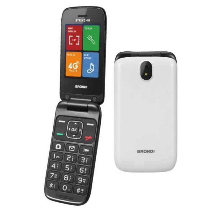 BRONDI CELLULARE STRIKE 4G LIGHT GREY