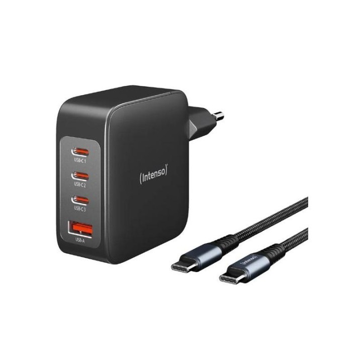 INTENSO POWER ADAPTER INCLUDING CHARGING 140W + DATA CABLE NYLON 2,0M