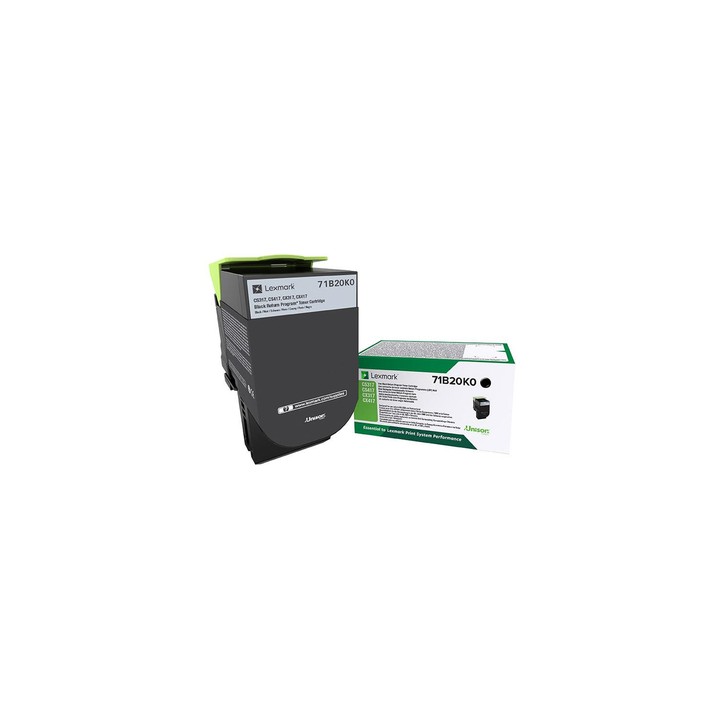 LEXMARK TONER NERO PER CS/CX 317/417/517 3000PAG RETURN PROGRAM