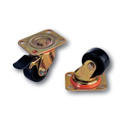 SET 4 RUOTE (DUE BLOCCABILI) PER ARMADI RACK LINEA PROFESSIONALE CON BASE