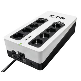 EATON 3S UPS DIN, 700 VA, 420 W, INGR: SCHUKO, USC. (4) SCHUKO (4) SCHUKO SOLO SURRGE, COM. USB, TOW