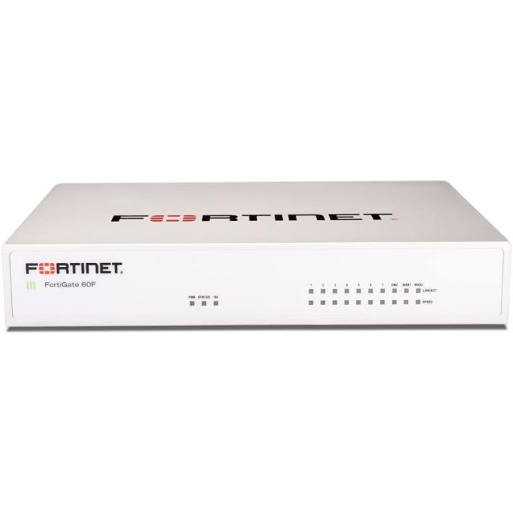 FORTIGATE-60F FIREWALL HARDWARE PIU 5 ANNI DI FORTICARE PREMIUM E FORTIGUARD ENTERPRISE PROTECTION