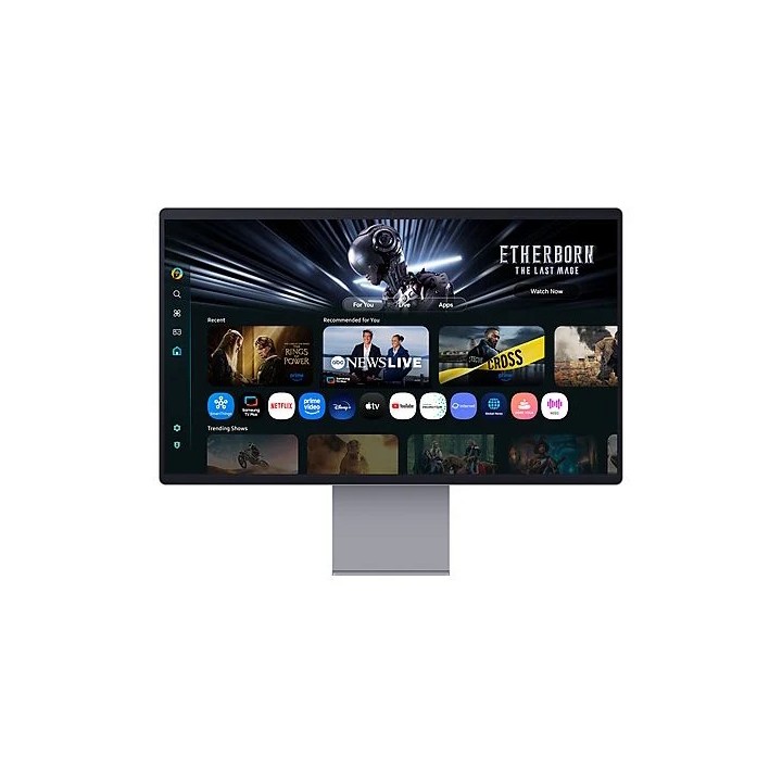 SAMSUNG SMART MONITOR 32 OLED 16:9 4K UHD 0,03MS 250 CDM 165hz, PIVOT, DP/HDMI, MULTIMEDIALE, SMART MONITOR M9