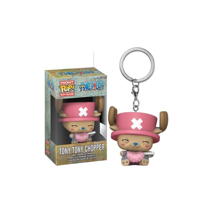 FUNKO POP Keychain One Piece - Chopper With Cotton Candy