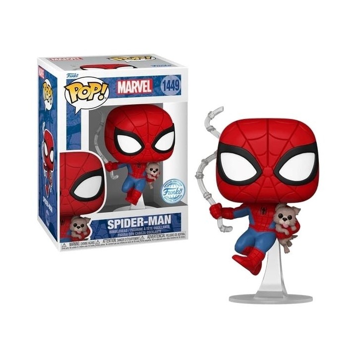FUNKO POP Marvel - 1449 Spider-Man with sandwich (Exclusive) 9 cm