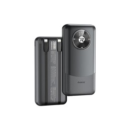 REMAX RPP-38 22.5W BANCA DI POTERE 20000MAH + DISPLAY DIGITALE + TYPE-C / LIGHTNING NERO (SUPPORTATO IPHONE 17 / 17 PRO / 17 PRO