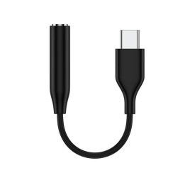 ADATTATORE DE USB-C A JACK CUFFIE 3.5 mm PER SAMSUNG NERO