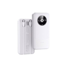 REMAX RPP-38 22.5W BANCA DI POTERE 20000MAH + DISPLAY DIGITALE + TYPE-C / LIGHTNING BIANCO (SUPPORTATO IPHONE 17 / 17 PRO / 17 P