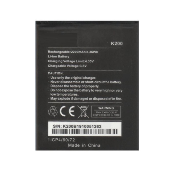 BATTERIA ORIGINALE PER WIKO SUNNY 3 PLUS Y50 K200