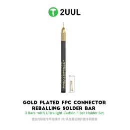 2UUL SC98 SET DI AGHI PER SALDATURA PLACCATI IN ORO PER LA SALDATURA DI CONNETTORI FPC CON IMPUGNATURA IN FIBRA DI CARBONIO ULTR