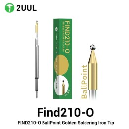 2UUL FD15 FIND210-O PUNTA PER SALDATORE A SFERA DORATA
