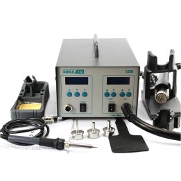 STAZIONE ARIA CALDA QUICK 712 2 IN 1 90W / 1000W 110V 220V PER RIPARAZIONE (VENTO DRITTO)