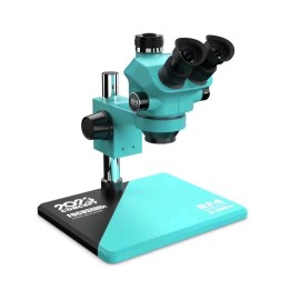 RF4 7050PRO MICROSCOPIO 7X-50X TRINOCULAR PERRIPARAZIONE MOBILE + LUCE LED DI MICROSCOPIO