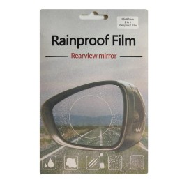 PELLICOLA IMPERMEABILE PER SPECCHIETTO RETROVISORE AUTO 95*95MM