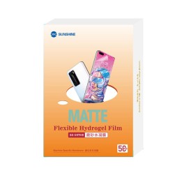 SUNSHINE SS-057HE MATTE FILM FLESSIBILE DI IDROGEL 50PCS (HD 0.1MM) 7.0 inch UNIVERSALE PER SUNSHINE SS-890C INTELLIGENT CUTTING
