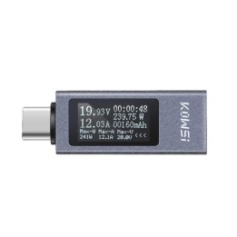 KOWSI TYPE-C TESTER MULTIFUNZIONE PER VISUALIZZA TENSIONE / CORRENTE