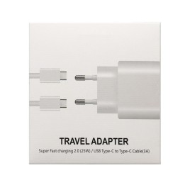 CAVO DATI SUPER FAST CHARGE TYPE C EP-TA800 PER SAMSUNG GALAXY S20 / NOTE 10 BIANCO