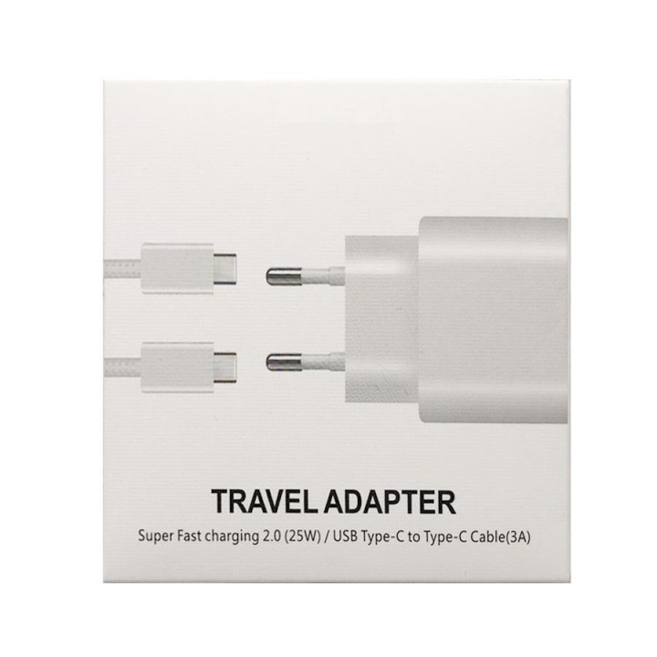 CAVO DATI SUPER FAST CHARGE TYPE C EP-TA800 PER SAMSUNG GALAXY S20 / NOTE 10 BIANCO
