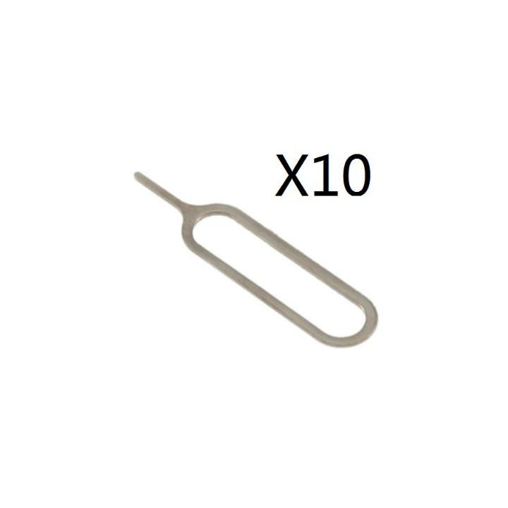 10 PIN PER SIM CARD TRAY PER IPHONE 2G 3G 4 4S 5G 5S 6G 6PLUS 7G