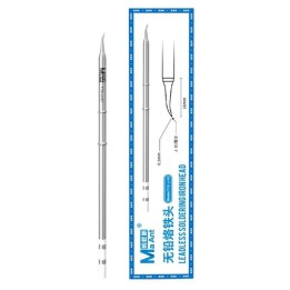 PUNTA DI FERRO (SENZA PIOMBO) MAANT T12-J-01 PER STAZIONE DI SALDATORE MAANT T12 / SH72 COMPATIBILE CON IL 95% DELLE SERIE T12 P