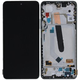 TOUCHSCREEN + DISPLAY LCD DISPLAY COMPLETO + FRAME PER XIAOMI POCO F3 (M2012K11AG) NERO ORIGINALE (SERVICE PACK) (5600030K1100/5